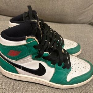 Jordan Kids Sneakers Green Black White